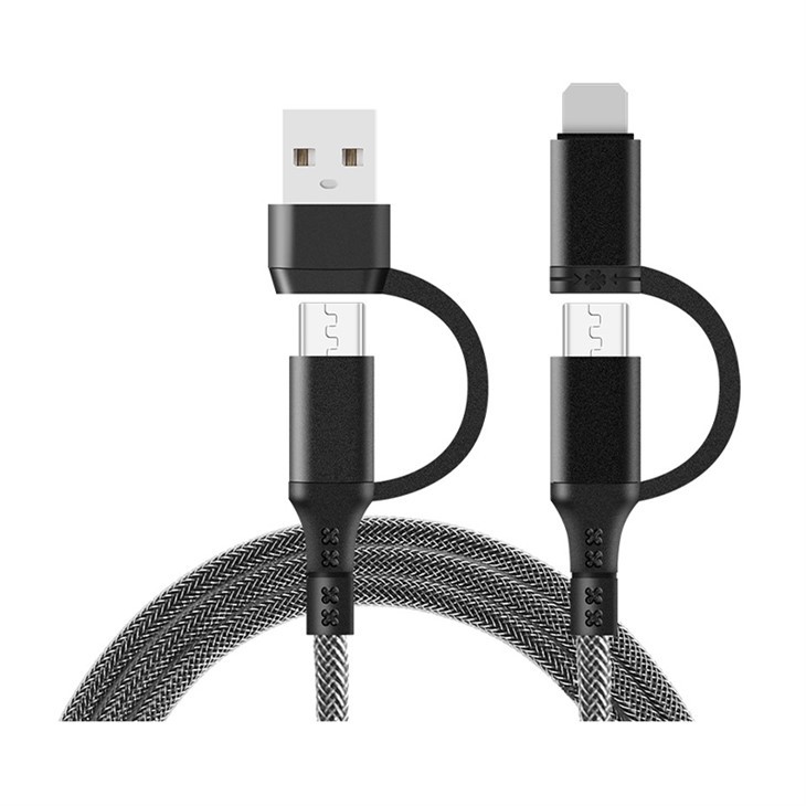 TS-X014-A 2 Supports 2 Multi functional Fast Charging Data Cables